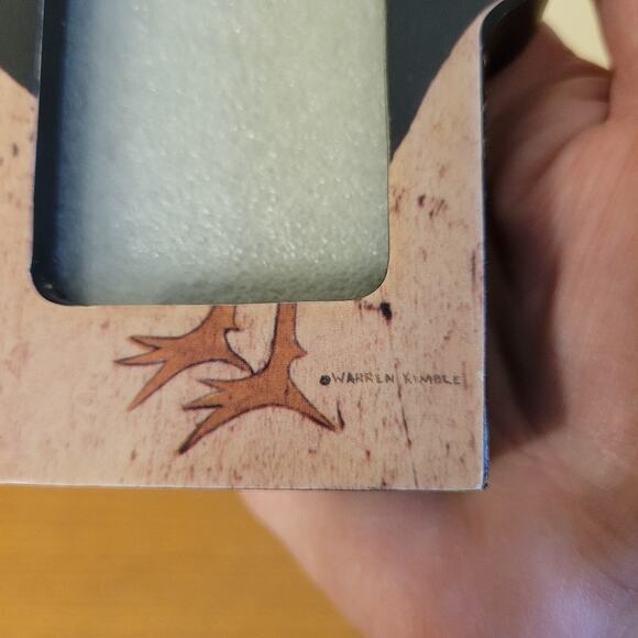 Warren Kimble Rustic Rooster Small Photo Frame Country Farm Collectible by Fetco - Picture 3 of 9